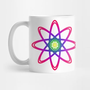 Colorful Atom - Neon Colors Mug